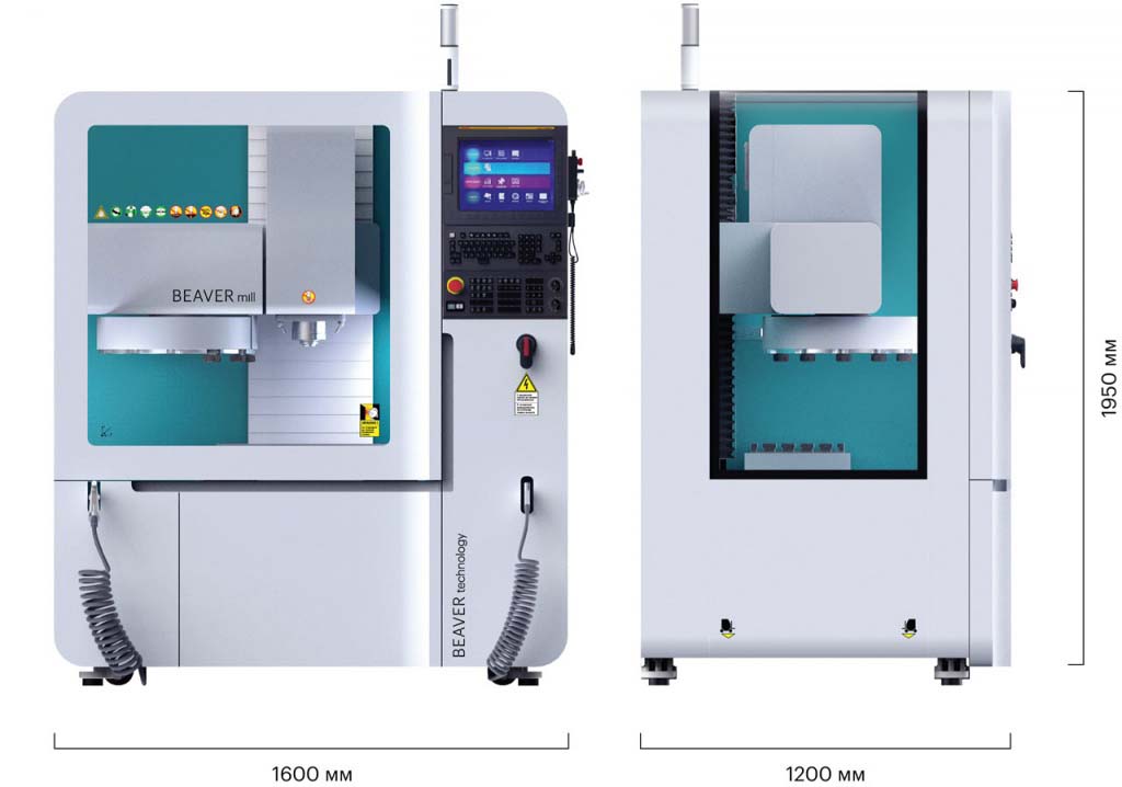 Загальний вигляд  фрезерного верстата BeaverMill